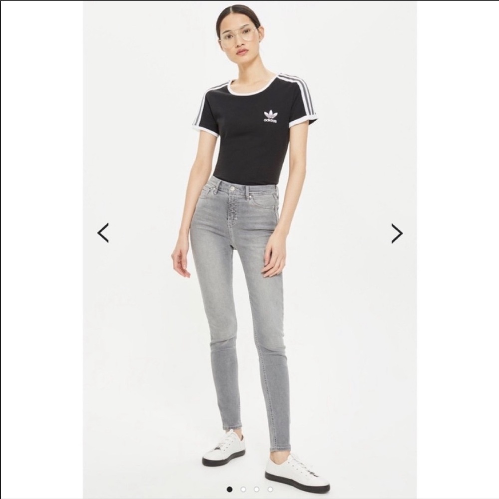 EUC TopShop Jamie Gray Skinny Jeans Size 28